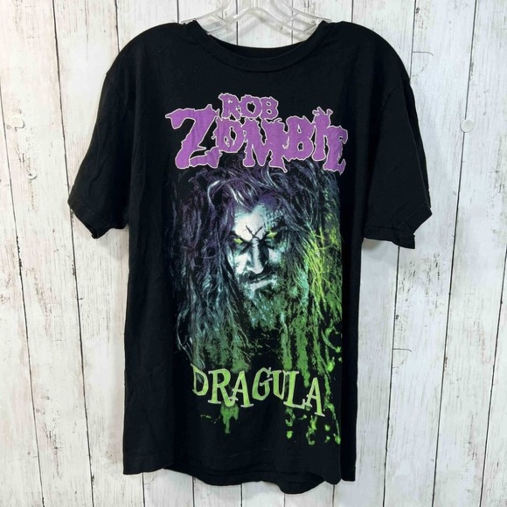 Tultex Men's Rob Zombie Dragula Graphic Band Tee Size L
